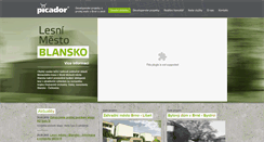 Desktop Screenshot of picador.cz